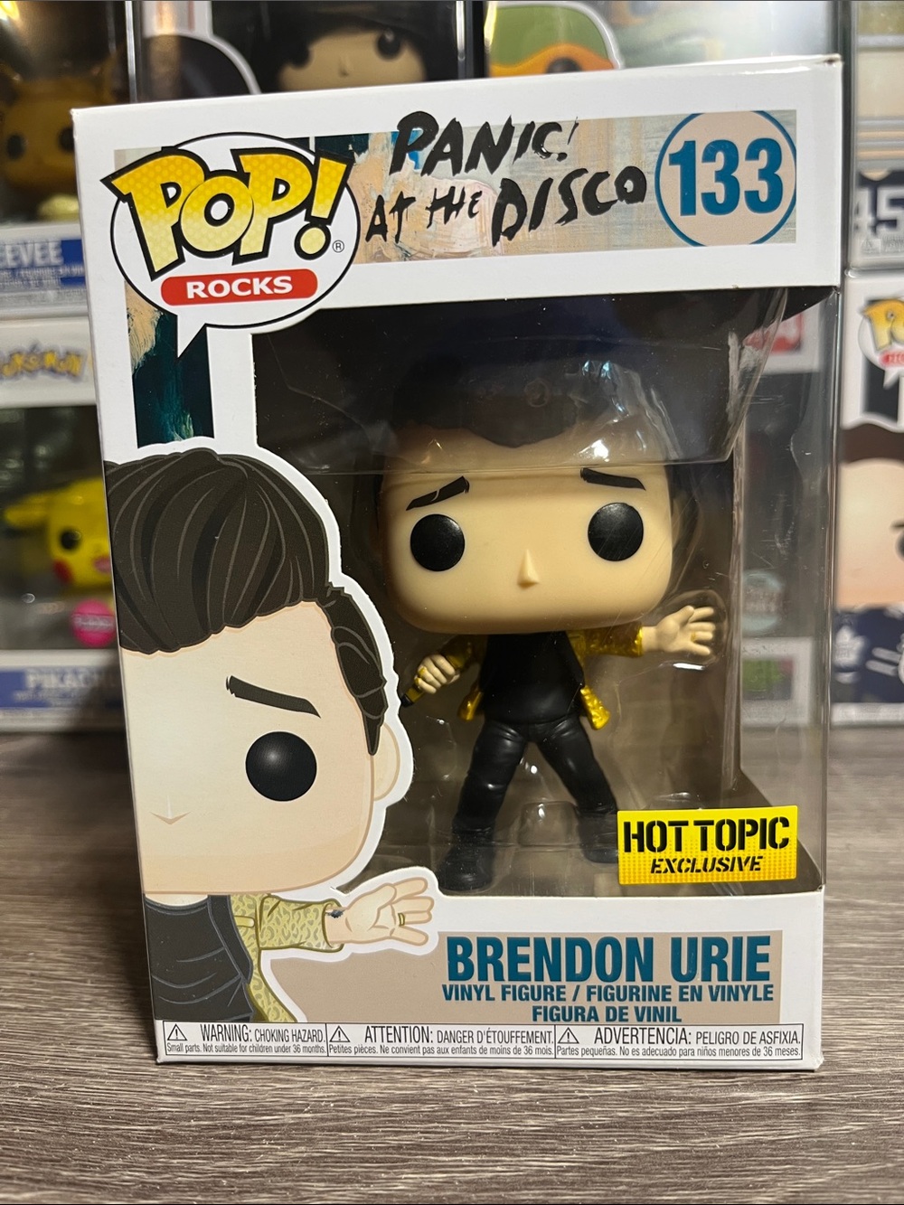 Funko Pop! Rocks Brendon Urie in Black and Gold